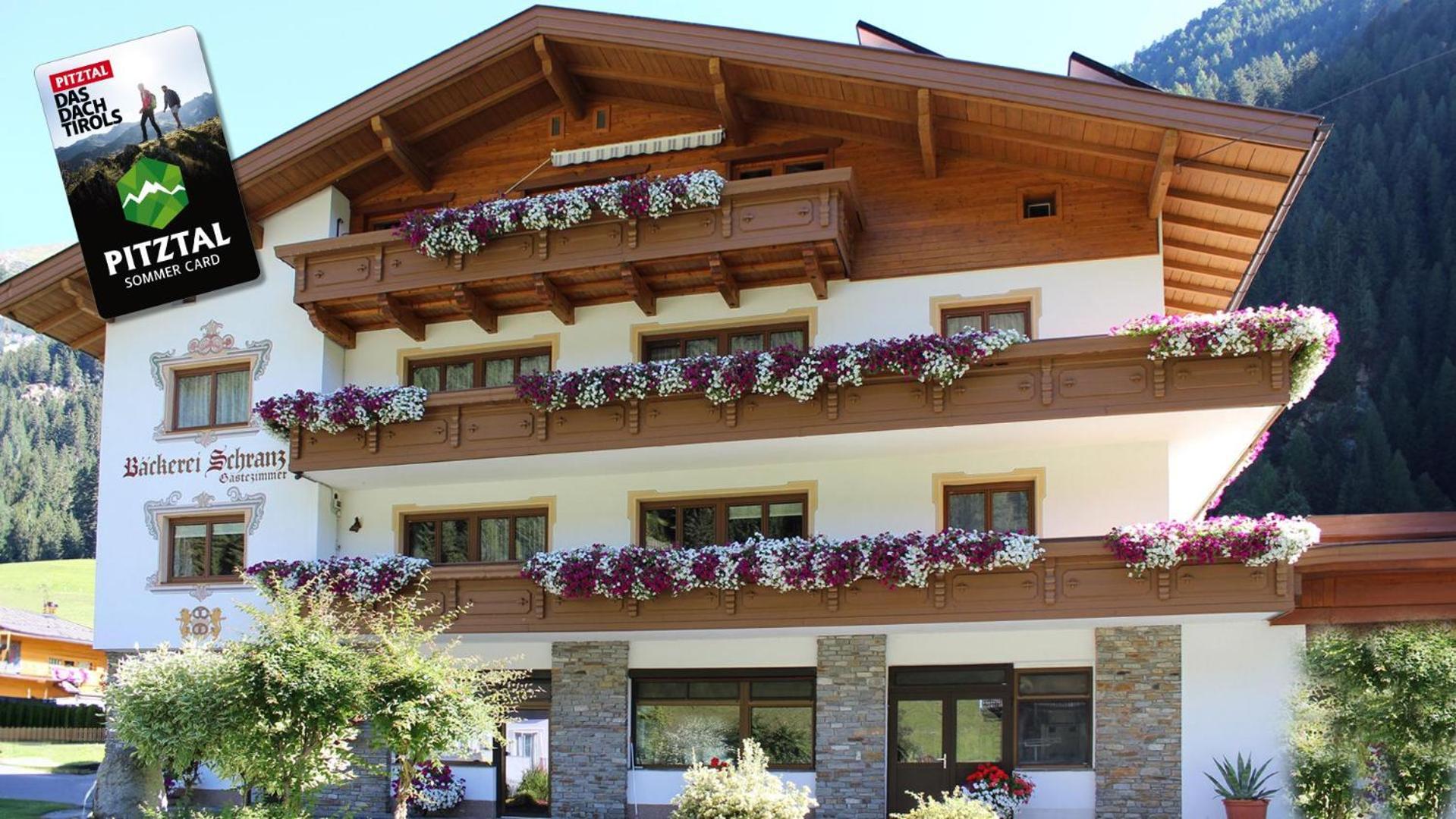 Baeckerei Schranz Bed & Breakfast Sankt Leonhard im Pitztal Exterior foto