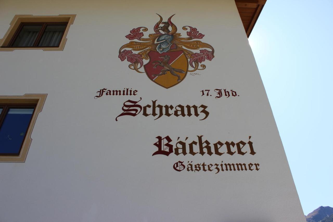 Baeckerei Schranz Bed & Breakfast Sankt Leonhard im Pitztal Exterior foto
